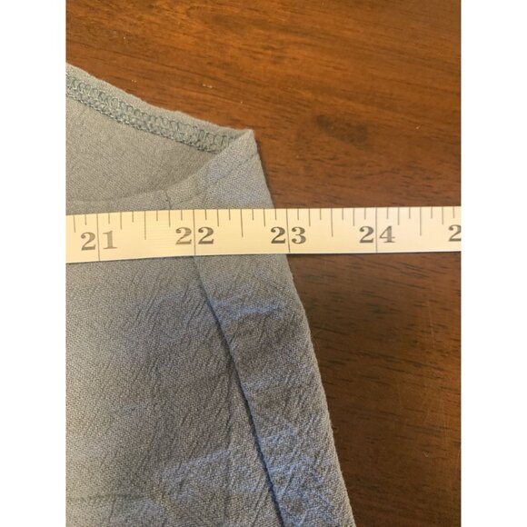 Womans Wide Leg Jumpsuit 100% Cotton Size XXL Sage - Picture 6 of 7